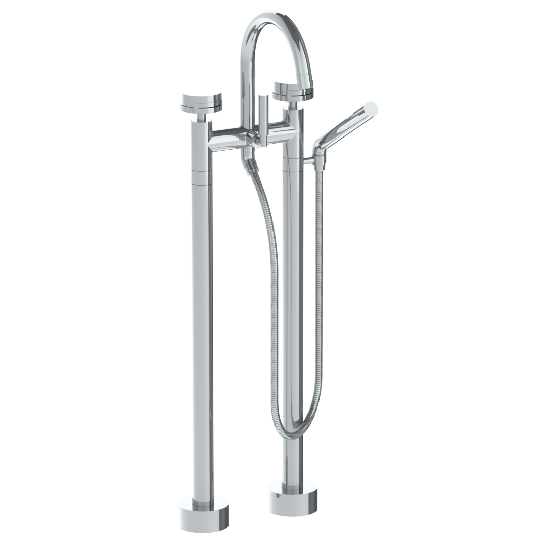 Floor Standing Bath Set with Slim Hand Shower | Watermark Designs