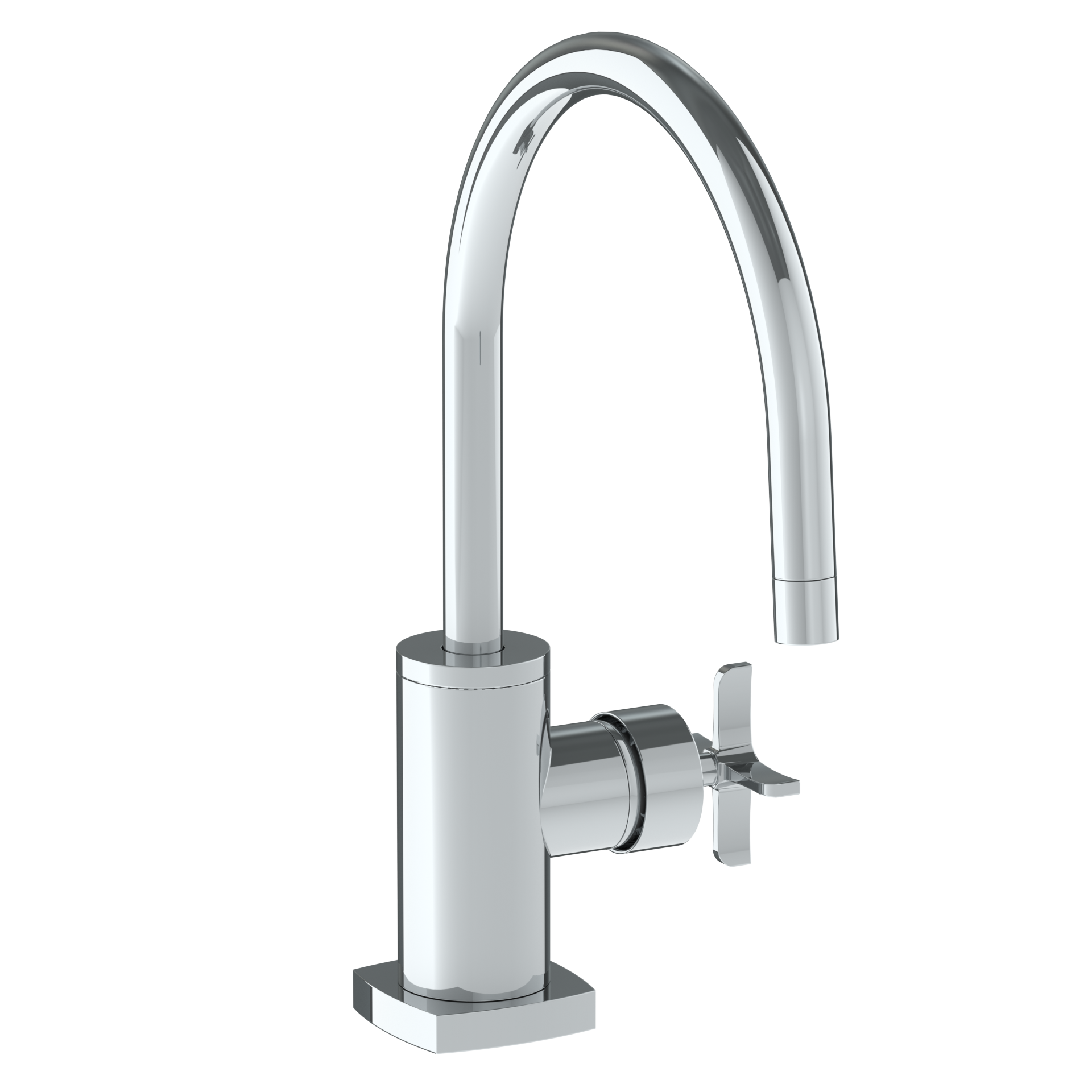 Deck Mounted 1 Hole Kitchen Faucet. Mixing Valve | Watermark Designs