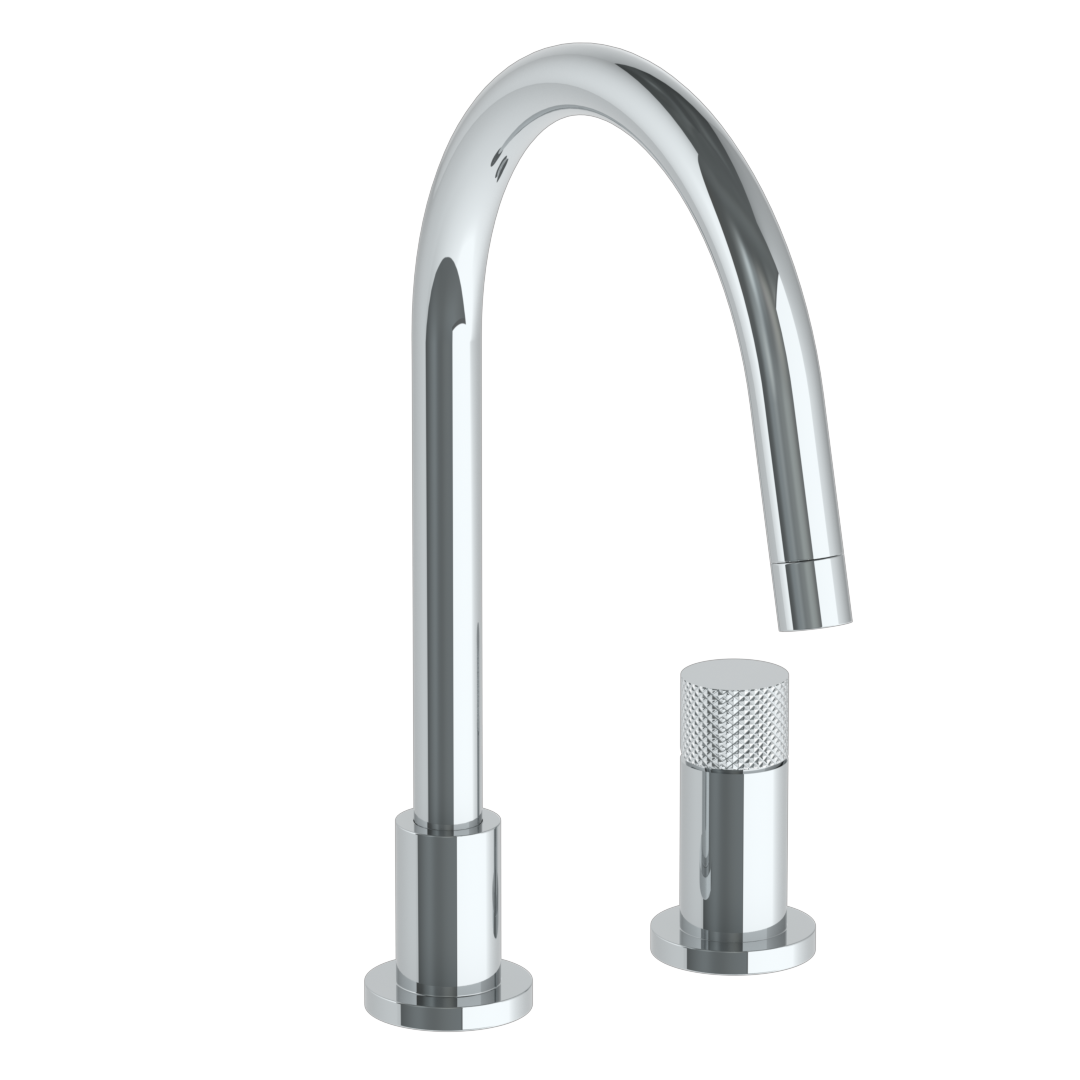 Deck Mounted 2 Hole Square Top Kitchen Faucet | Watermark Designs