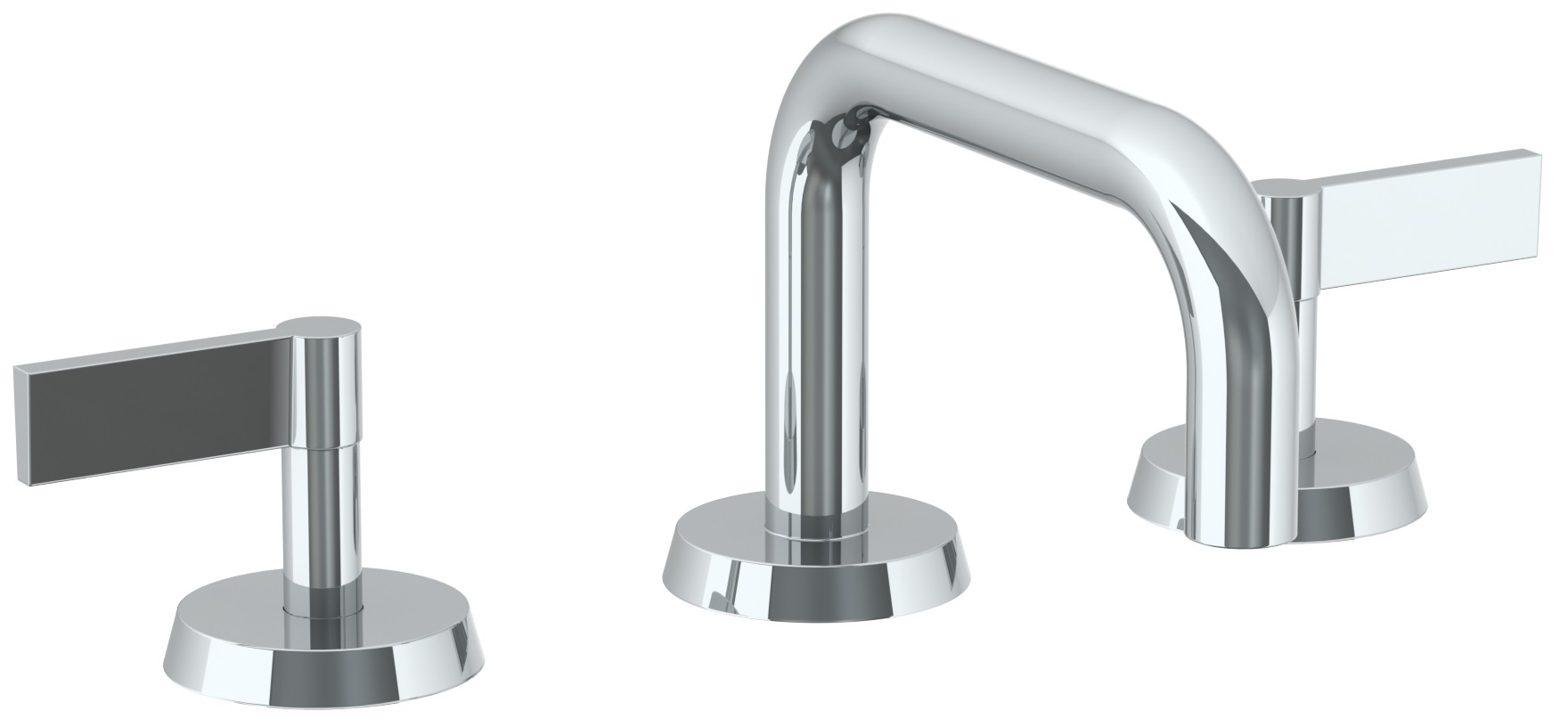 Deck Mounted 3 Hole Lav Square Lavatory Set | Watermark Designs