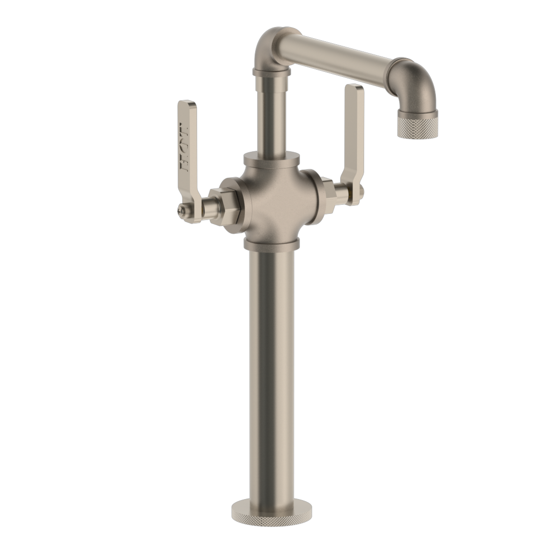 IVIGA Einloch-Speisekammer-Armatur – 25,4 Cm Schwenkauslauf, Chrom, 2,2 GPM, Aus Messing