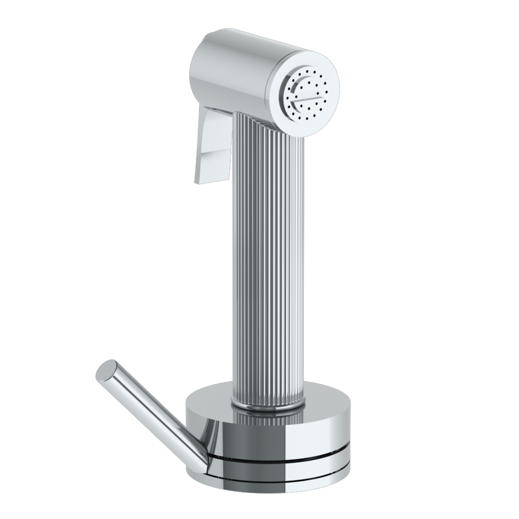 Deck Mounted Independent Side Spray with Integrated Mixer