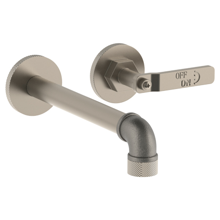 Wall Mounted 2 Hole Lavatory Set with 8.5
