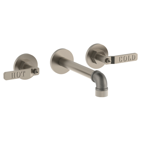 Wall Mounted 3 Hole Lavatory Set with 7.5