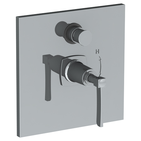 Wall Mounted Pressure Balance Shower Trim with Diverter, 7
