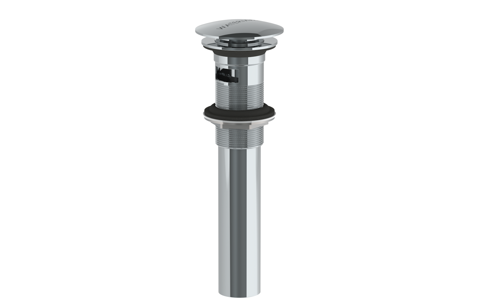 Soft Touch Lavatory Drain With Overflow - Fully Plated